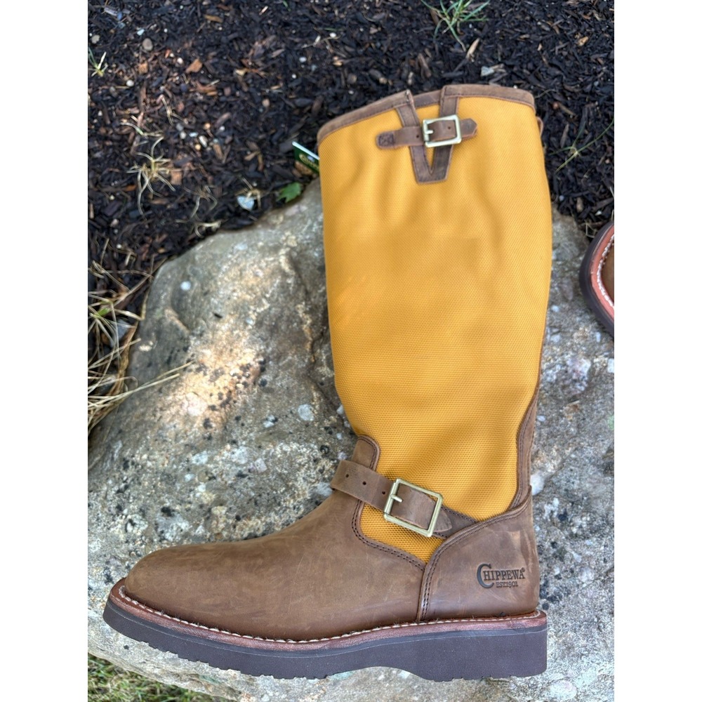 Chippewa Men's Cottonwood 17 Inch Snake Resistant Brown 10.5EE SN5914 NWT - Picture 8 of 13